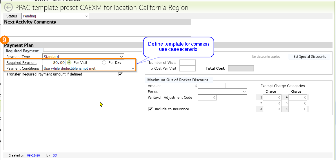 Supporting screenshot 1 for RCM-008 — BILLING REPORTING