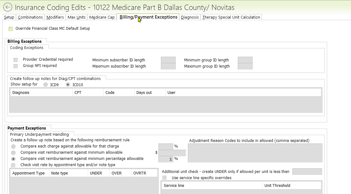 Supporting screenshot 2 for RCM-015 — Under Payment Detection