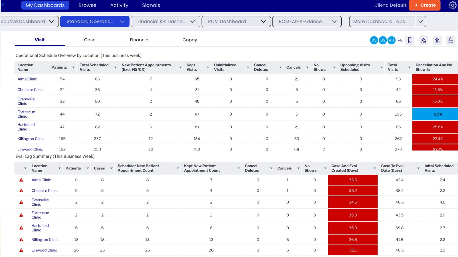Supporting screenshot 1 for BI-004 — Standard Operations Dashboard