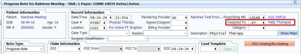 Supporting screenshot 2 for CL-029 — Unplanned PTA Coverage