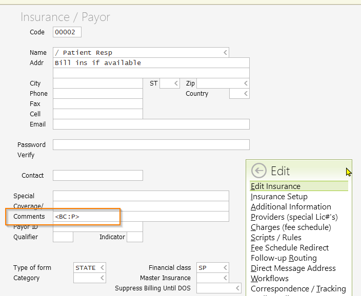 Supporting screenshot 1 for RCM-004 — Scheduling Restrictions in the Provider Table