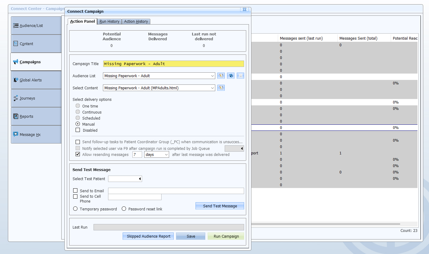 Supporting screenshot 1 for FO-004 — Patient Scheduling