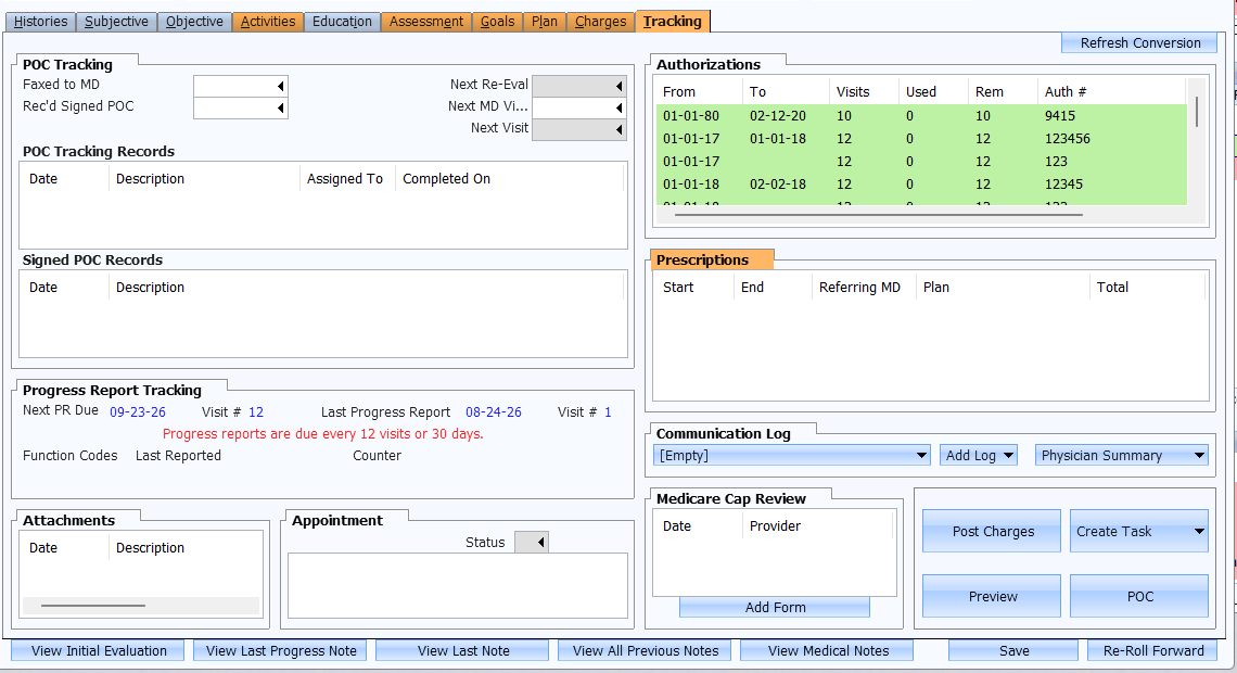Supporting screenshot 1 for CL-034 — Tracking Tab Adoption