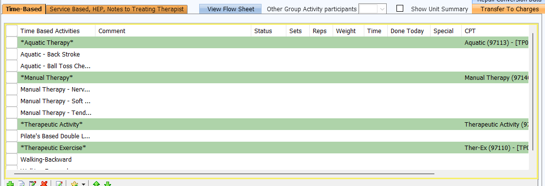 Supporting screenshot 1 for CL-018 — Activities Selection