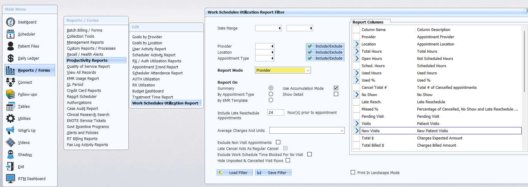 Supporting screenshot 1 for CL-006 — Provider Capacity Reporting