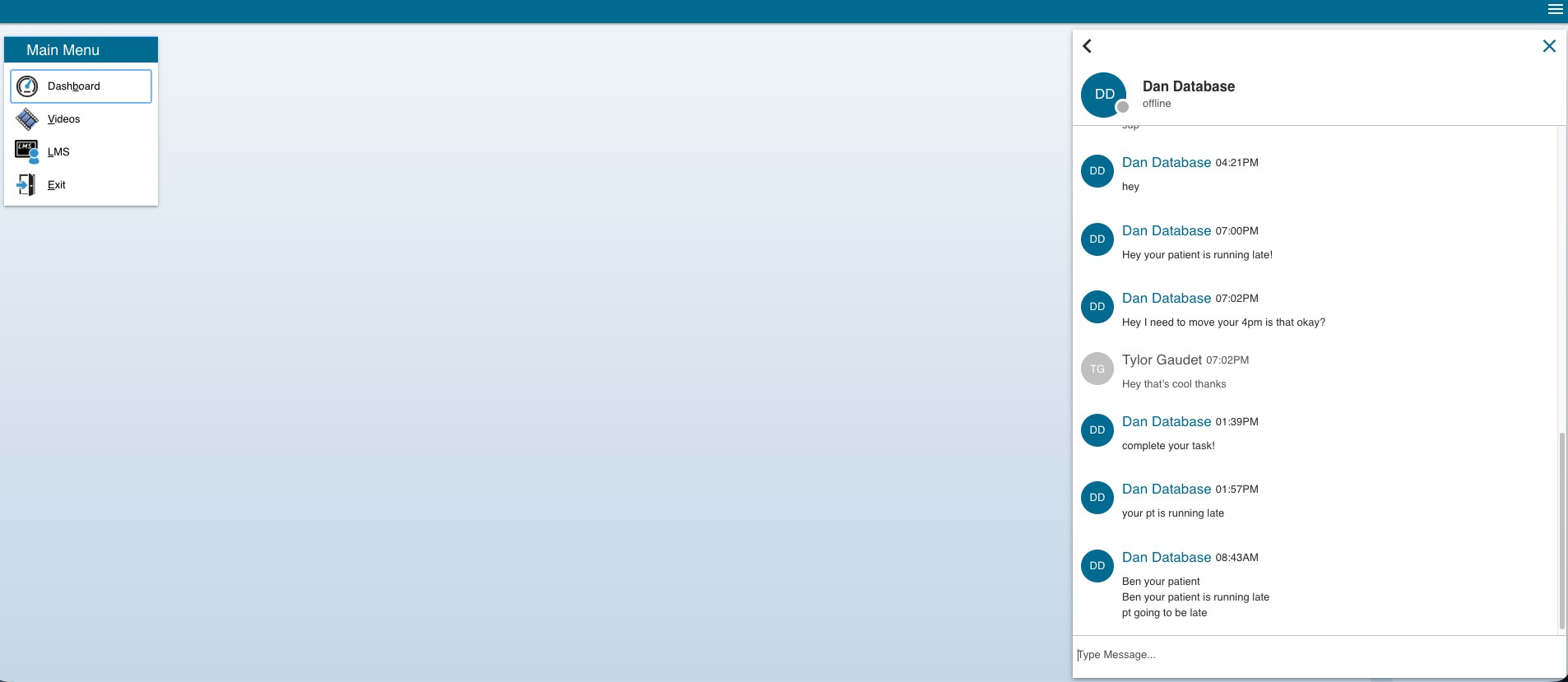 Supporting screenshot 2 for CL-039 — In-App Chat